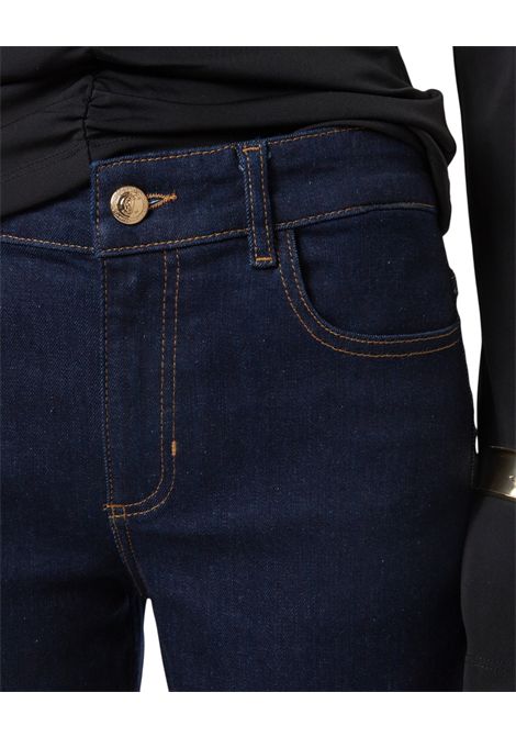 Jeans con logo ricamato al taschino JUST CAVALLI | Pantaloni | 78PAB5L1 CDWFR904